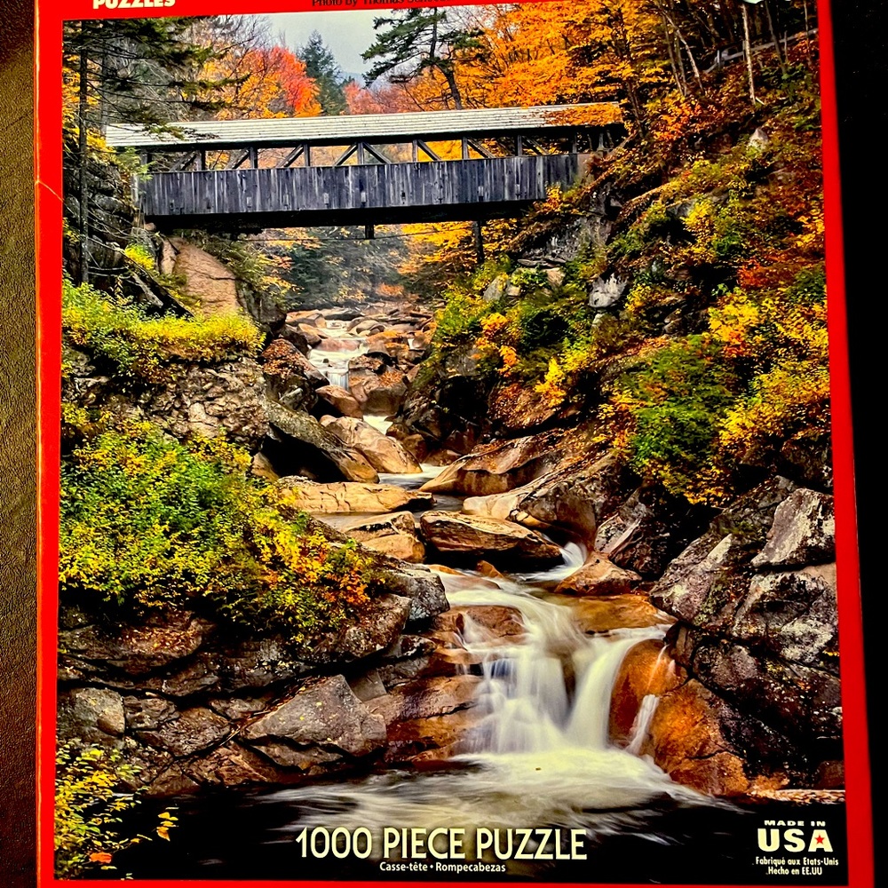 Covered Bridge Jigsaw Puzzle